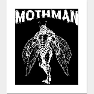 Mothman Cryptid Posters and Art